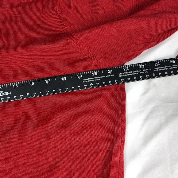 Jos.A Bank Signature Collection 100%Merino Wool V Neck Knit Sweater Sz L - Picture 3 of 7